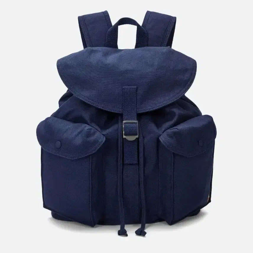 [BUNJANG] Polo Ralph Lauren Flap Top Canvas Backpack Navy / 폴로 랄프로렌 플랩탑 캔버스 백팩 네이비