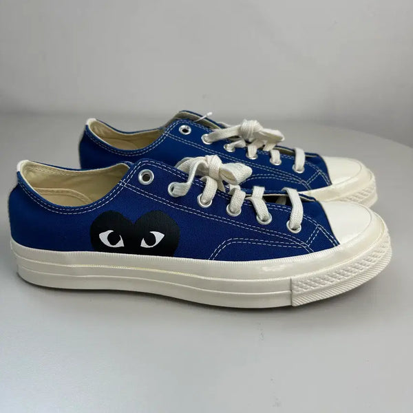[BUNJANG] Converse x PLAY Comme des Garçons Chuck 70 Low Blue Quartz / 컨버스 x 플레이 꼼데가르송 척 70 로우 블루 쿼츠