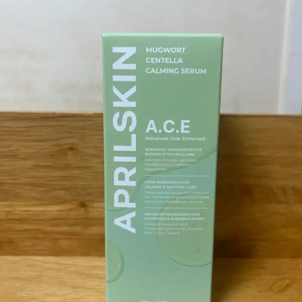 [BUNJANG] April Skin Ace Mugwort Centella Calming Ampoule (Sealed) / (미개봉)에이프릴스킨 에이스 머그워트 센텔라 카밍 앰플