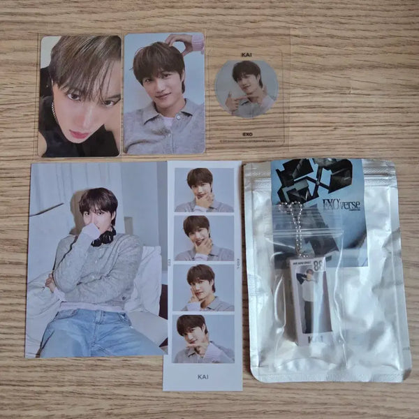 [BUNJANG] EXO Kai Jongin Membership Kit Photocard Bundle Set / (일괄) 엑소 카이 종인 멤버십 멤버쉽 키트 분철 트레카 포카