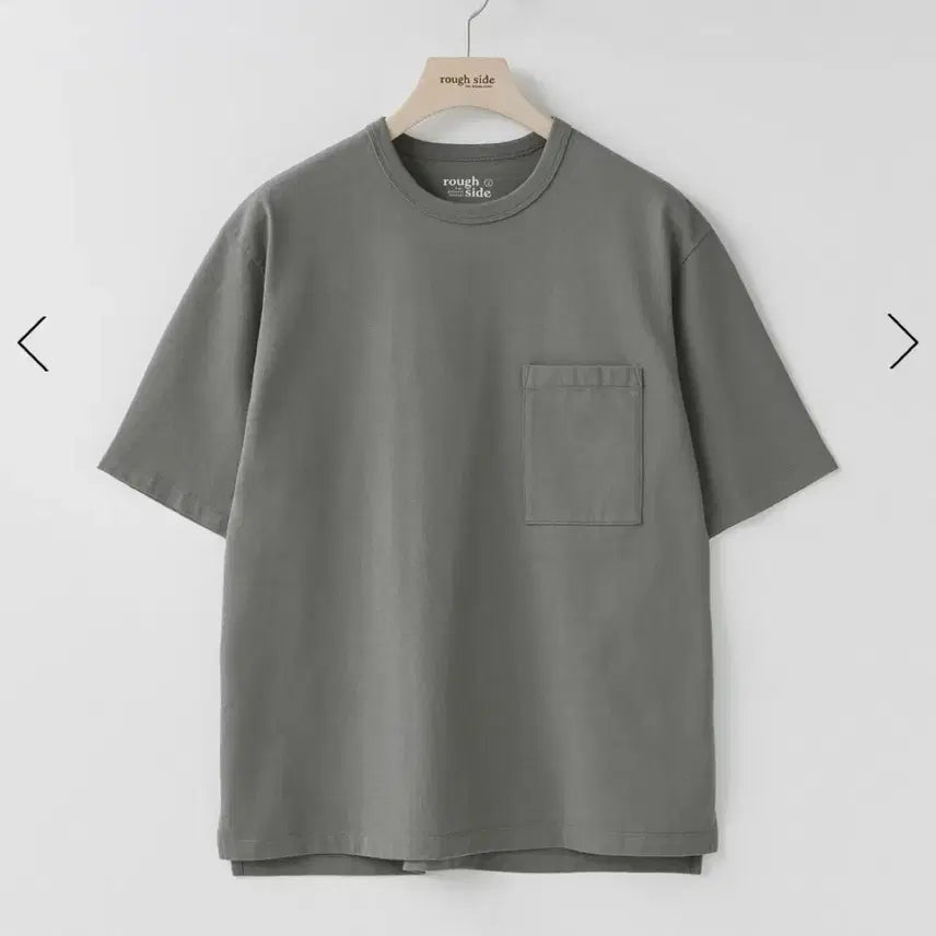 [BUNJANG] Roughside T-Shirt Grey Size 3 / 러프사이드 반팔티 그레이 3사이즈