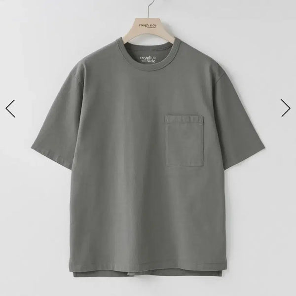 [BUNJANG] Roughside T-Shirt Grey Size 3 / 러프사이드 반팔티 그레이 3사이즈