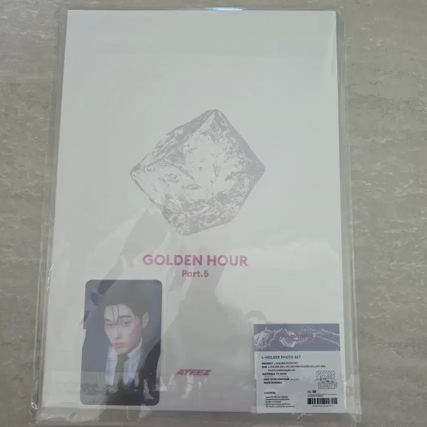 [BUNJANG] ATEEZ Popup L-Holder Photo Set Photocard Choi San / 에이티즈 팝업 L홀더 포토세트 포카 최산