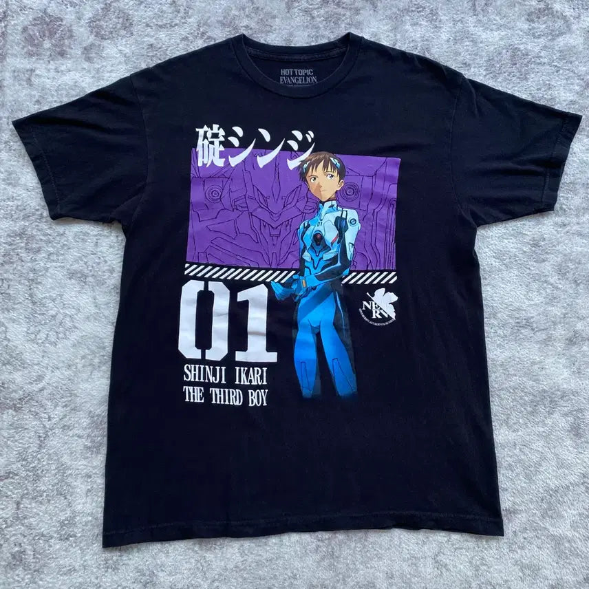 [BUNJANG] Evangelion Official Anime T-Shirt / 에반게리온 오피셜 애니메이션 티셔츠 애니티