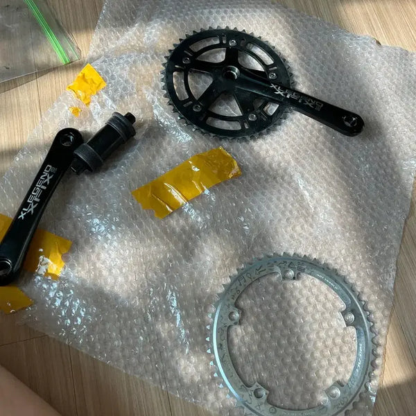 [BUNJANG] Legend 2026 Crankset, Spaced Carbon Handlebar, Water Bottle Cage Bundle / 크랭크셋 사각비비 스케잇. 체인링 묶음카본 핸들바 물병 거치대
