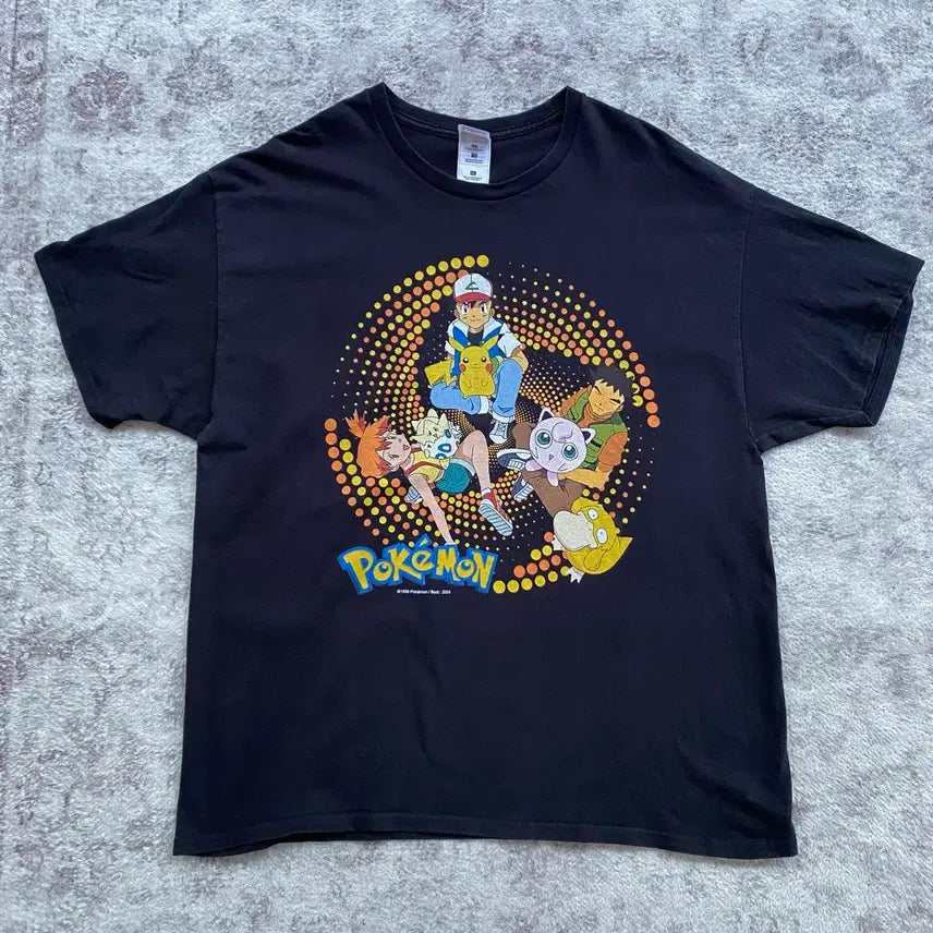 [BUNJANG] Pokemon Bootleg Animation T-Shirt / 포켓몬 부틀렉 애니메이션 티셔츠 애니티