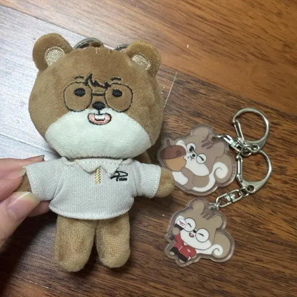 [BUNJANG] T1 Doran Onseti Plush Doll & Keyring Bundle Set / 티원 T1 도란 온세티 인형, 키링 일괄