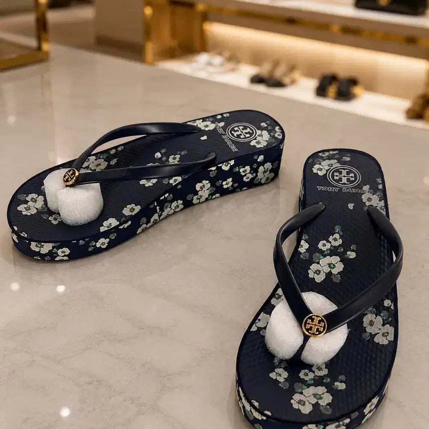 [BUNJANG] Tory Burch Floral Flip-Flops - Size 36 / 새상품)토리버치 쪼리 3종
