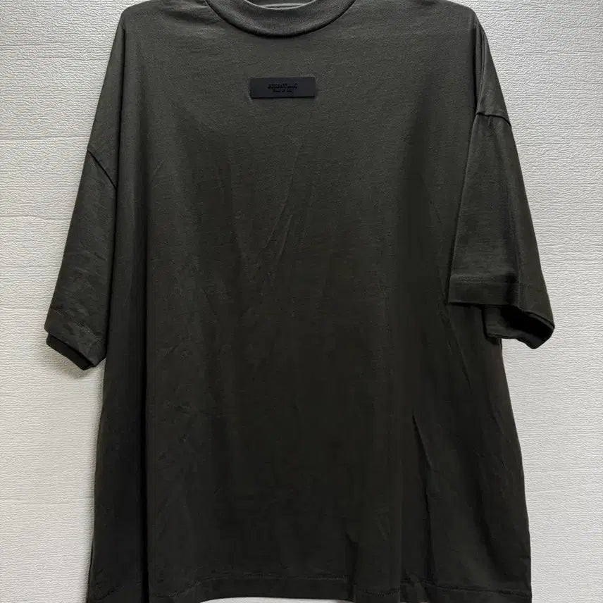 [BUNJANG] Fear of God Essentials T-Shirt Deep Green Oversized / 피오갓에센셜 반팔티 딥그린 (오버사이즈)