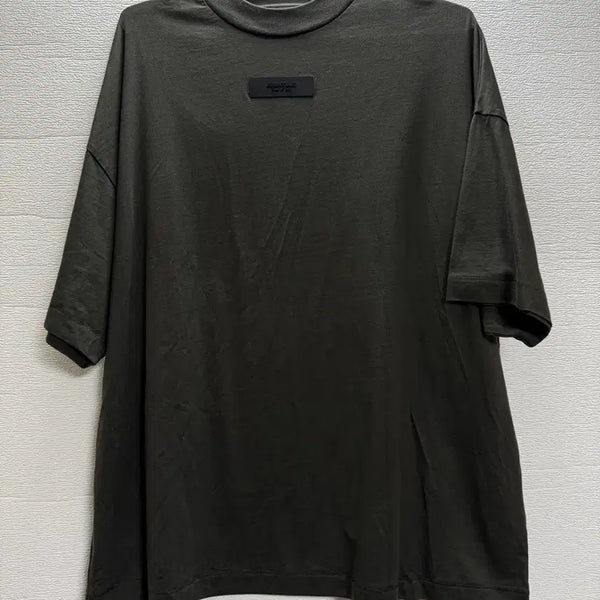 [BUNJANG] Fear of God Essentials T-Shirt Deep Green Oversized / 피오갓에센셜 반팔티 딥그린 (오버사이즈)