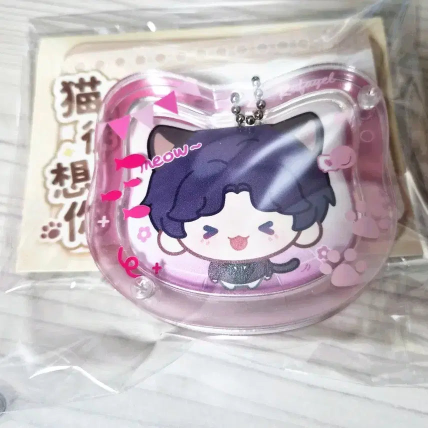 [BUNJANG] Love and Deep Space Giwook Cat Butler Badge Bundle / 럽딥 러브앤딥스페이스 냥집사 기욱 뱃지 굿즈 공식 비공식