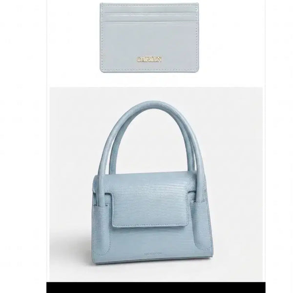 [BUNJANG] Find Kapoor Marty Bag 18 Sky Blue with Card Wallet / 마티백 + 카드지갑