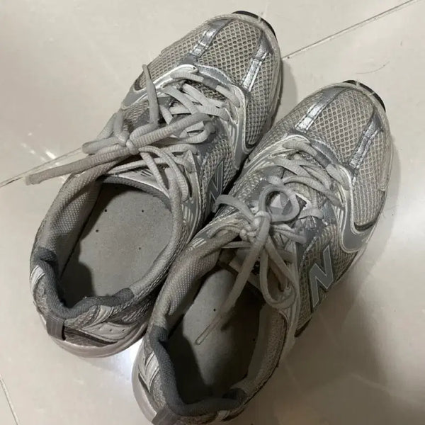 [BUNJANG] New Balance 530 Sneakers Silver/White / 뉴발란스 운동화 실버/화이트 530
