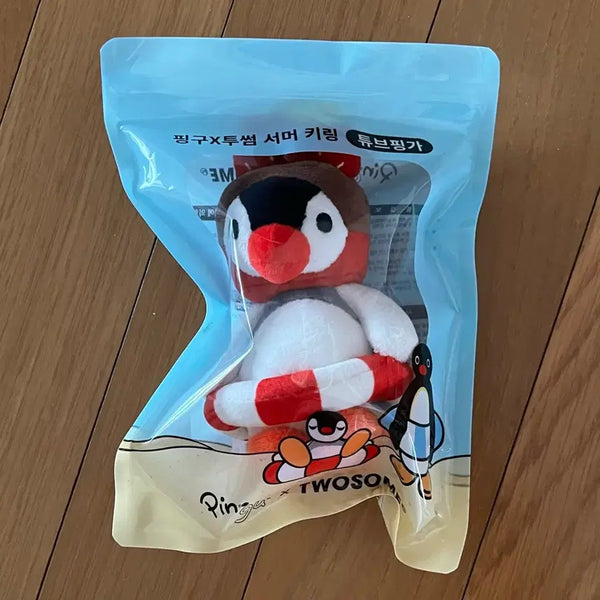 [BUNJANG] Twosome Place Pingu Pinga Tube Keychain (Sealed) / [미개봉새상품] 투썸플레이스 핑구 투썸 핑가 키링 튜브