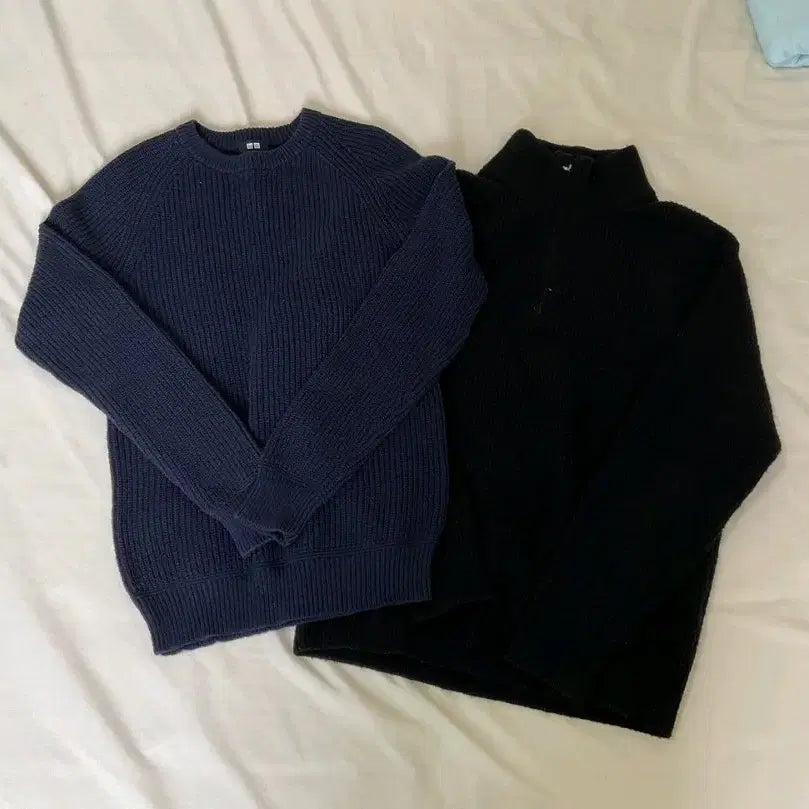 [BUNJANG] Uniqlo Knit Zip-Up Sweater / 유니클로 니트 니트집업