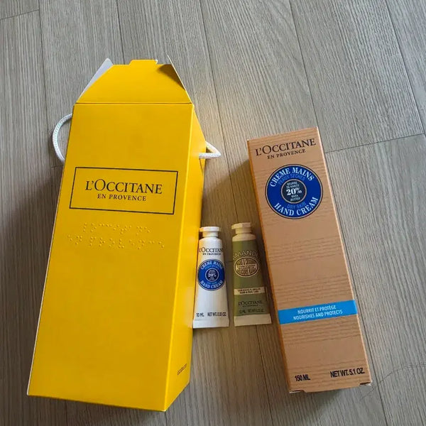 [BUNJANG] L'Occitane Hand Cream Set (150ml + 2x10ml) / 새상품 록시땅 핸드크림 세트 3종 (본품 150ml + 미니 10ml 2종)