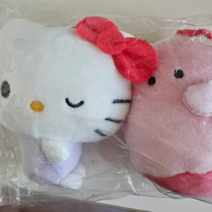 [BUNJANG] Sanrio x Obakeny Kitty Nico Nui Plush Keyring (Authentic) / 정품) 일본 라이선스 산리오 x 오바케누 키티니코누이 가꾸 인형키링팝니다