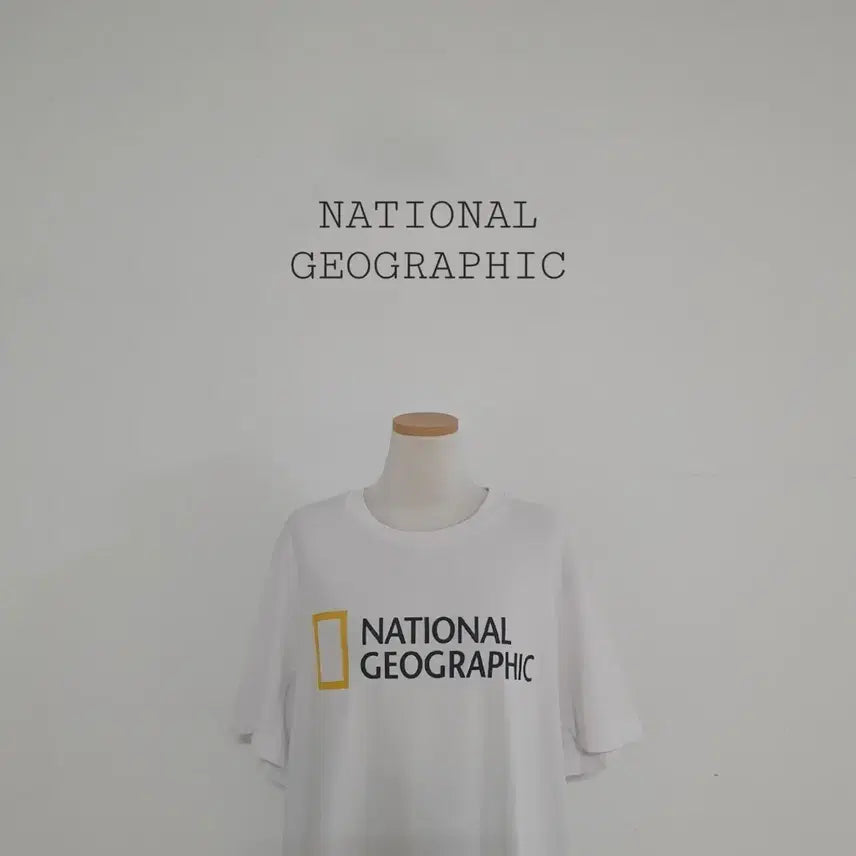 [BUNJANG] National Geographic T-shirt White XXL / No.26072708 내셔널 지오그래픽 반팔 티셔츠 화이트