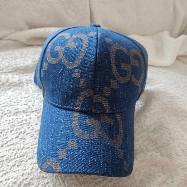 [BUNJANG] Gucci GG Logo Denim Baseball Cap / 구찌 GG 로고 데님 볼캡 공용