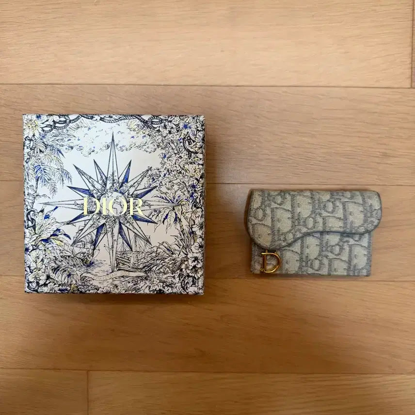 [BUNJANG] Dior Oblique Saddle Card Holder / 디올 오블리크 새들 카드지갑