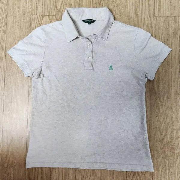 [BUNJANG] Beanpole Lady Pique Collar Short Sleeve T-Shirt / 빈폴 레이디 피케 카라 반팔 티셔츠 90~95