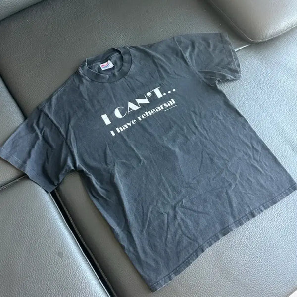 [BUNJANG] 90s Hanes Vintage Humorous T-Shirt / 90s 헤인즈 빈티지 유머 티셔츠