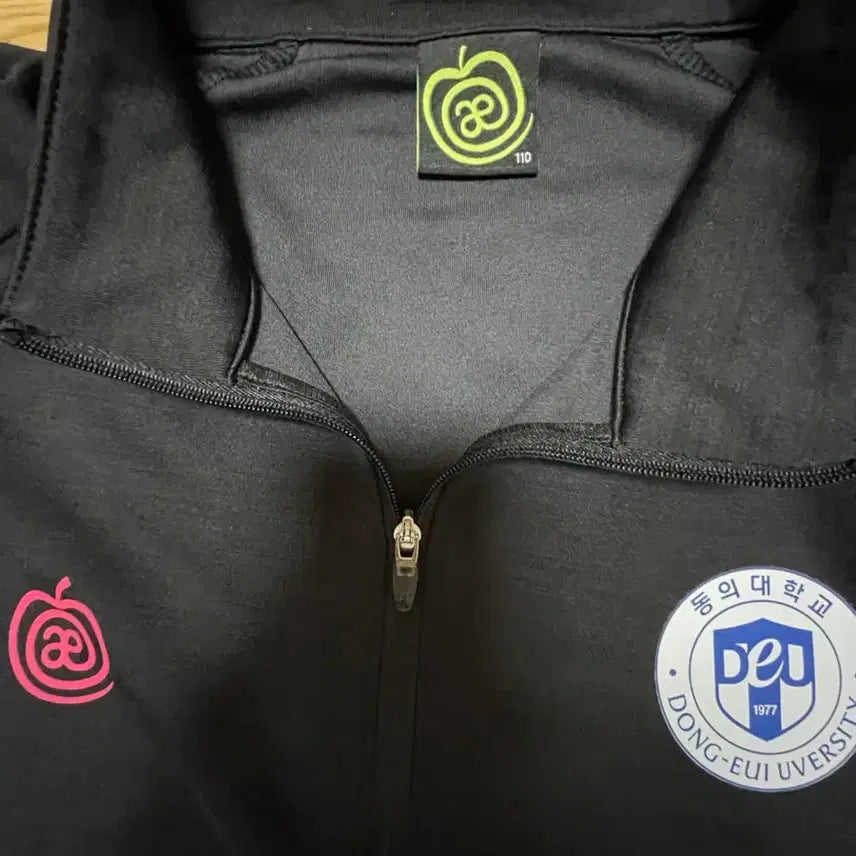 [BUNJANG] Dong-eui University Football Club Player Issue Half-Zip Apple-lined Jacket / 동의대 축구부 선수지급용 반집업 애플라인드