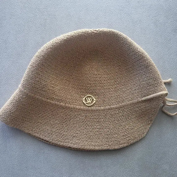 [BUNJANG] White Sands Ribbon Bonnet Hat Beige / 화이트샌즈 리본 보닛햇 베이지
