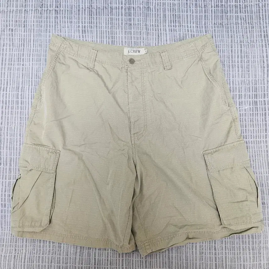 [BUNJANG] J.Crew Ripstop Cargo Shorts Beige 36 / J.Crew 립스탑 카고 쇼츠 베이지 36