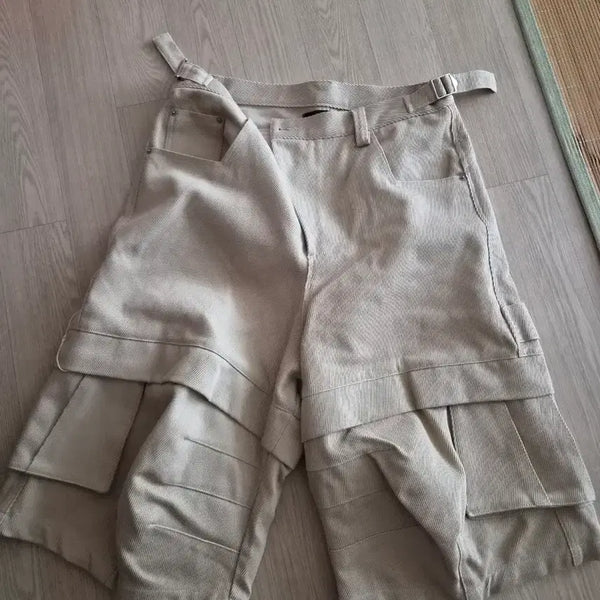 [BUNJANG] Kamien Titan Bermuda Pants Beige Size 3 / 카미엔 타이탄 버뮤다 팬츠 베이지 3 사이즈 판매