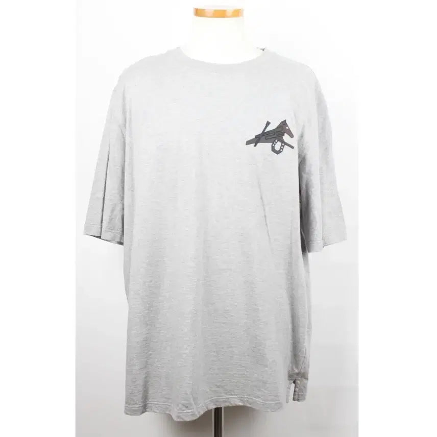 [BUNJANG] Hermes Equestrian Leather Patch 'Equestre' T-Shirt XL / [S급/당일배송]  에르메스 승마 가죽패치 에크스트르 티셔츠 XL