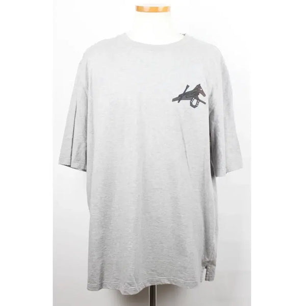 [BUNJANG] Hermes Equestrian Leather Patch 'Equestre' T-Shirt XL / [S급/당일배송]  에르메스 승마 가죽패치 에크스트르 티셔츠 XL