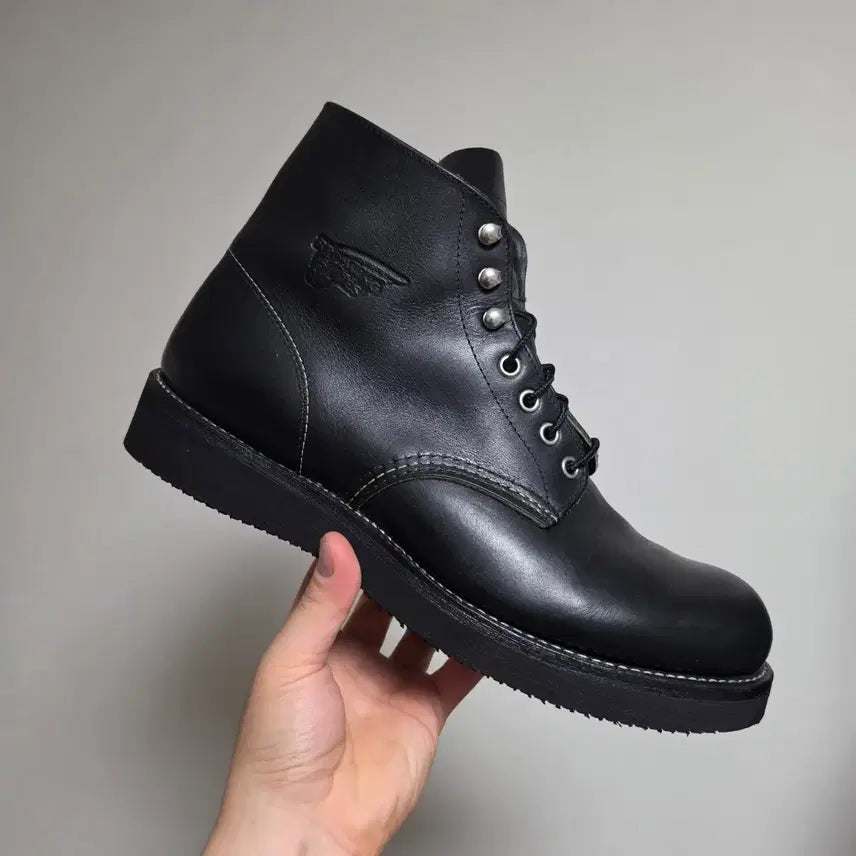 [BUNJANG] Red Wing 9070 Round Toe Leather Boots / 레드윙 라운드토 9070 블랙 10D 280