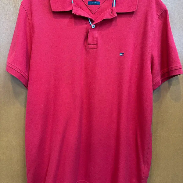 [BUNJANG] Tommy Hilfiger Men's Short Sleeve Polo Shirt Size M / 타미힐피거 반팔 카라티 M (29J6-07)