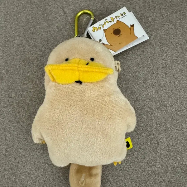 [BUNJANG] Platypus Card Reel Pass Case with Keyring / 오리너구리 카드 릴 패스 케이스