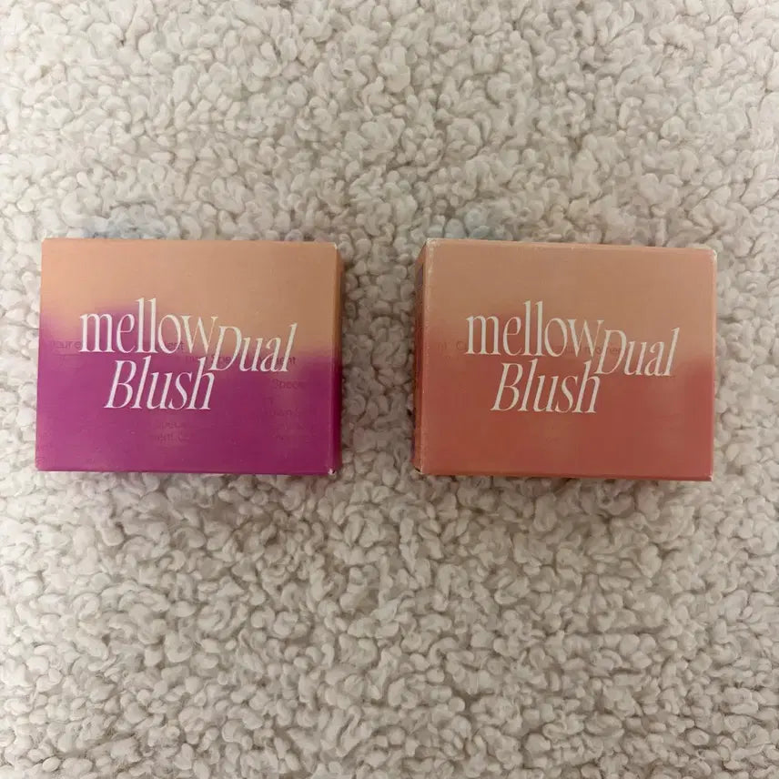 [BUNJANG] fwee Mellow Dual Blusher ND02 Downtempo & MV02 Icy Cupid / 퓌 멜로우 듀얼 블러셔 ND02 MV02 fwee
