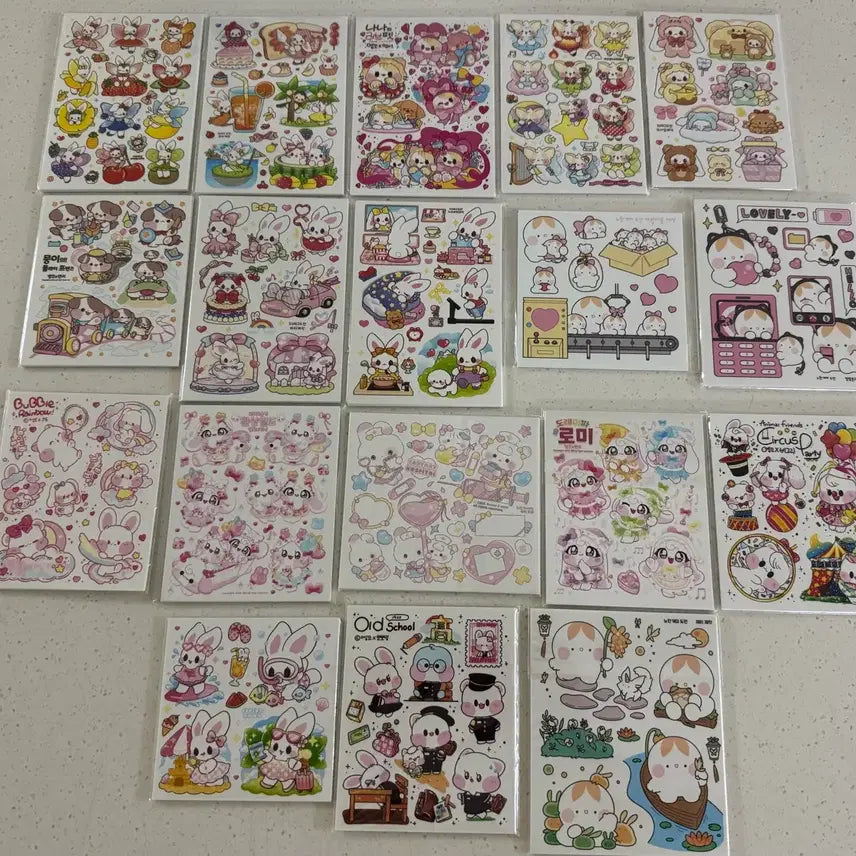 [BUNJANG] 18 Sets of Ins Stickers Bundle / 포용 인스 18세트 일괄 판매