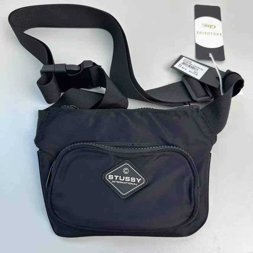 [BUNJANG] Stussy Mini Hip Bag Black / 스투시 힙색 미니가방 블랙