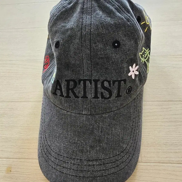 [BUNJANG] Bonet's Palette Embroidered Ball Cap Hat / 보나츠팔레트 자수 볼캡 모자