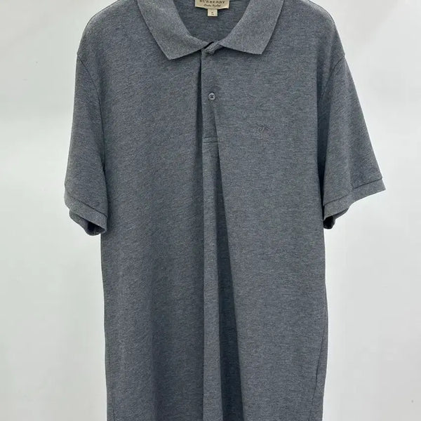 [BUNJANG] Burberry Men's Short Sleeve T-Shirt Melange Grey XL / 버버리 남성 반팔