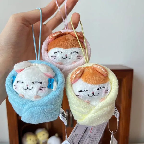 [BUNJANG] Hamtaro Keyring Plush / 방가방가 햄토리 키링 인형