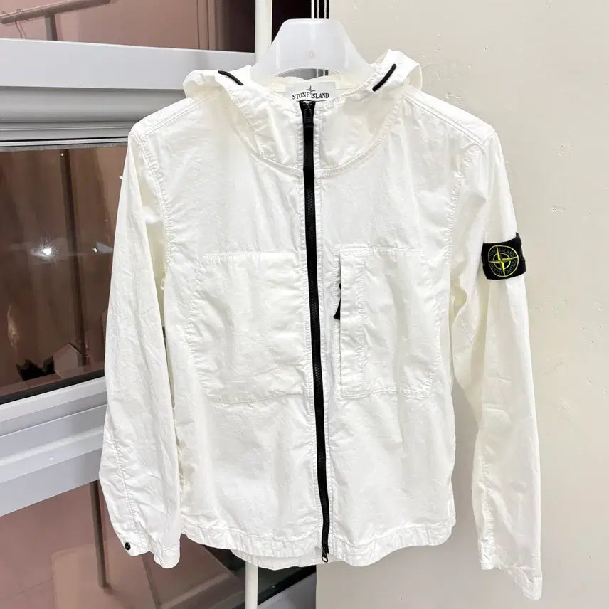 [BUNJANG] Stone Island Supima Cotton Windbreaker Jacket Size S / [S size] *정품* 스톤아일랜드 수피마 코튼 바람막이