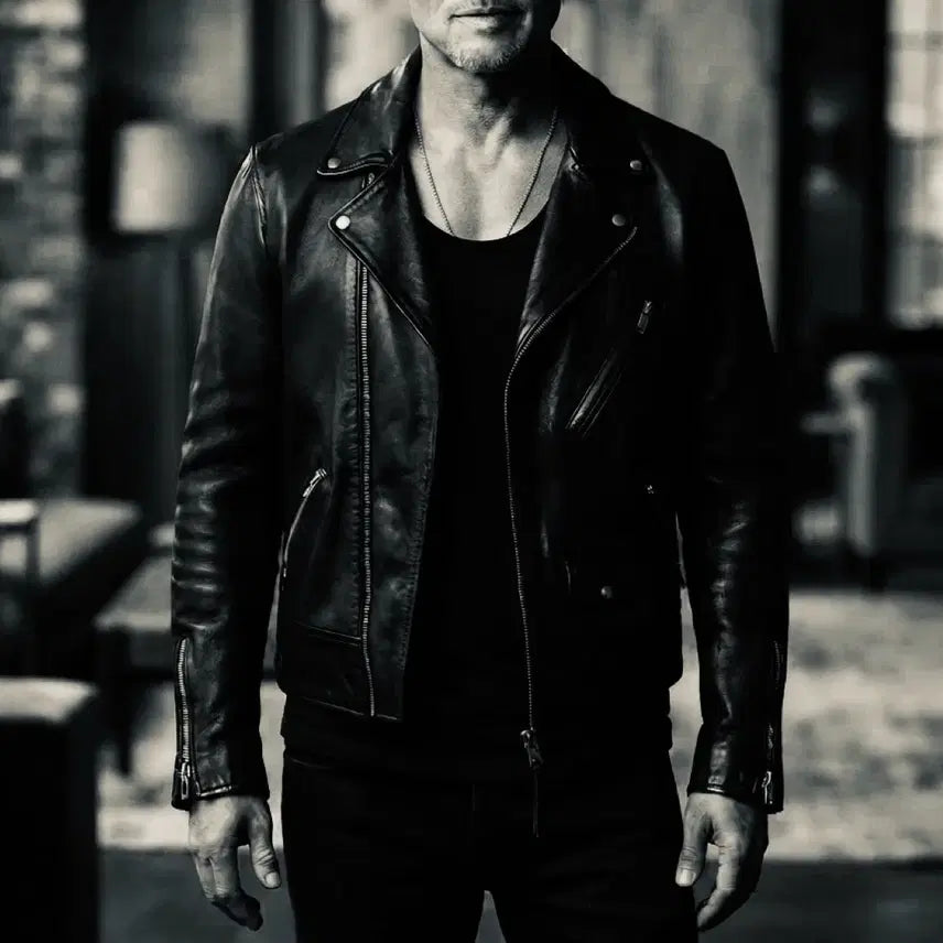 [BUNJANG] All Saints Rider Lambskin Leather Jacket / 올세인트 라이더 가죽자켓