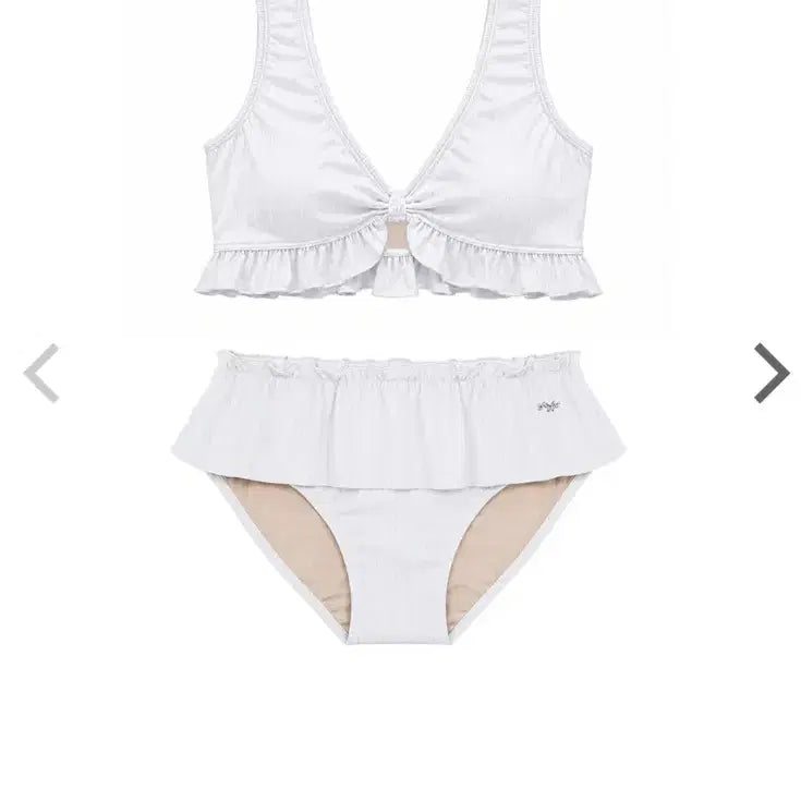 [BUNJANG] Soft Seoul Pure Wave Bikini White / 소프트서울 비키니 수영복 퓨어 웨이브 pure wave 화이트비키니