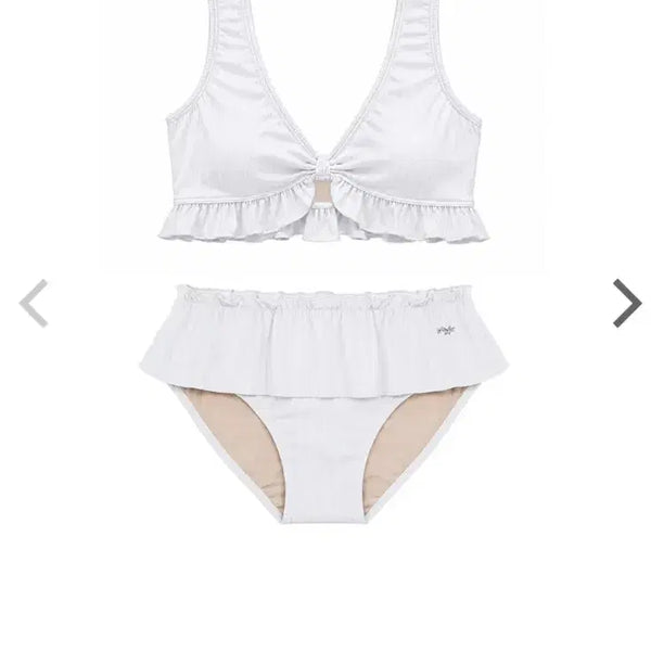 [BUNJANG] Soft Seoul Pure Wave Bikini White / 소프트서울 비키니 수영복 퓨어 웨이브 pure wave 화이트비키니