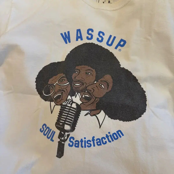 [BUNJANG] WASSUP Soul Music Black Music T-Shirt / WASSUP 아프로 소울뮤직 블랙뮤직 티셔츠
