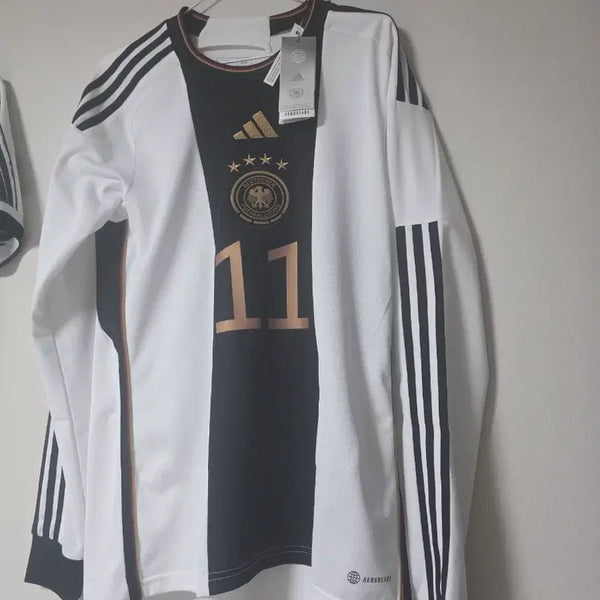 [BUNJANG] Adidas 22/24 Germany National Team Reus Long Sleeve Jersey Replica S (95) / 22/24카타르 월드컵 독일 국대 로이스 유니폼 져지 긴팔 판매95S