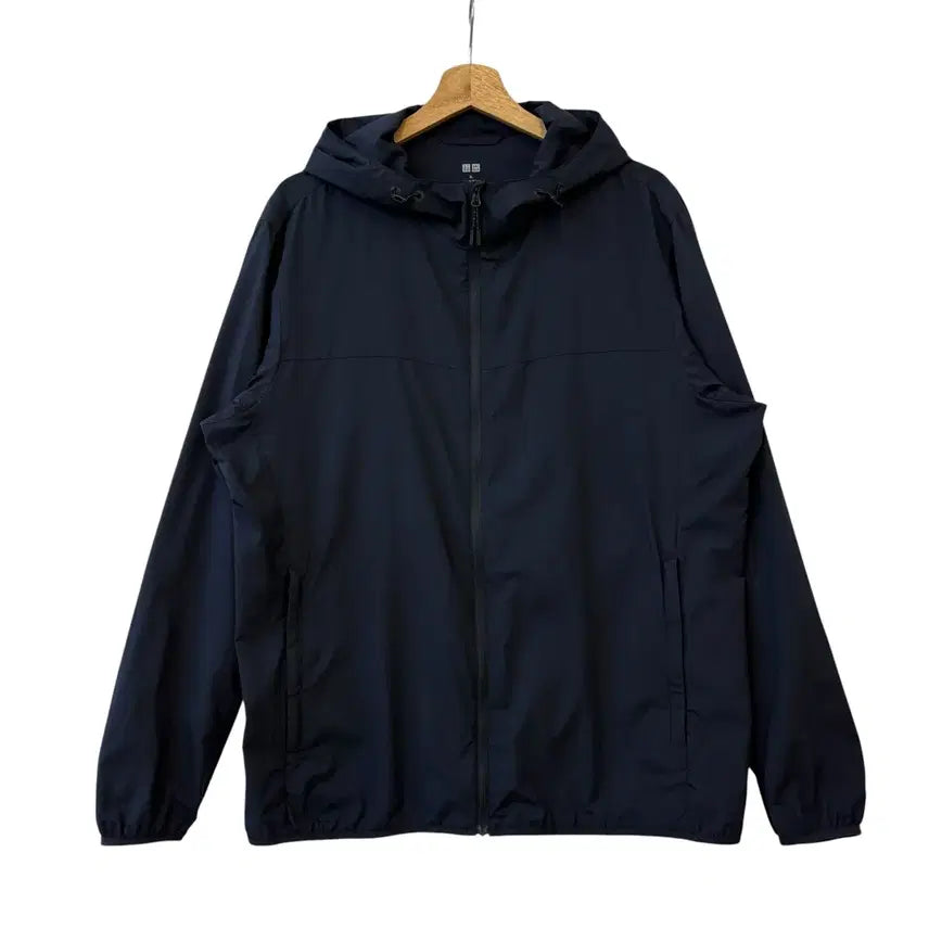 [BUNJANG] Uniqlo Lightweight Windbreaker Navy XL / 유니클로 경량 바람막이 네이비 XL 정품