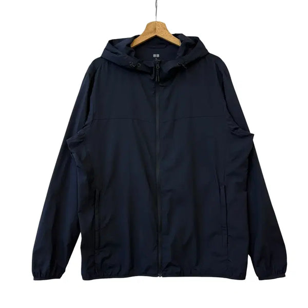 [BUNJANG] Uniqlo Lightweight Windbreaker Navy XL / 유니클로 경량 바람막이 네이비 XL 정품
