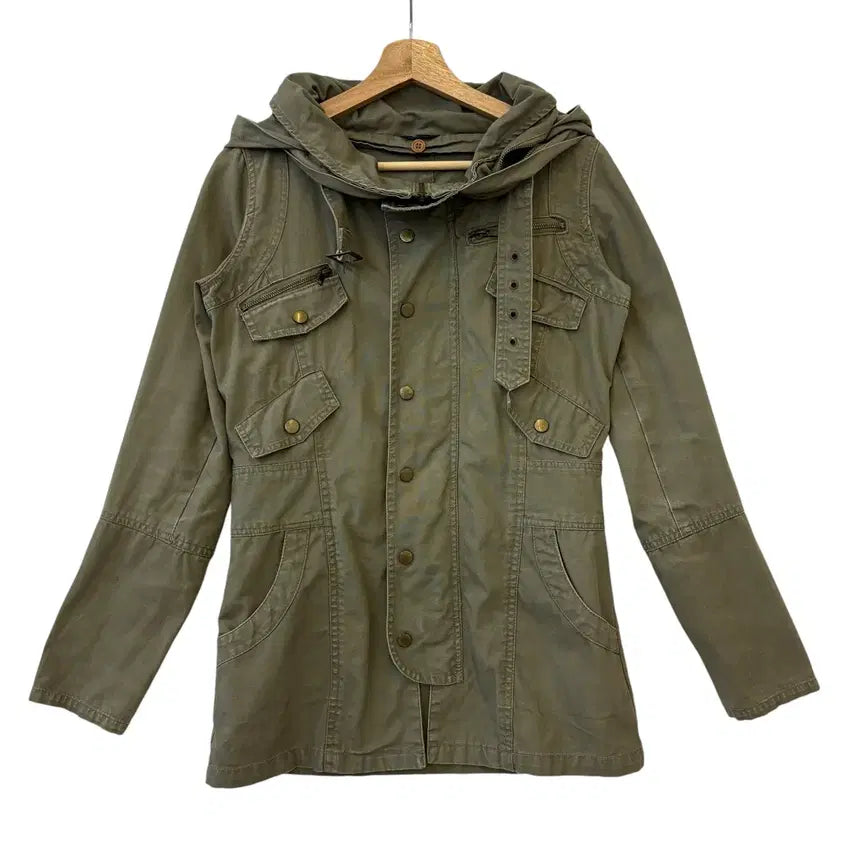 [BUNJANG] Maxxmaxx Y2K Oversized Field Jacket Khaki / 막스막스 Y2K 야상 자켓 카키 F 정품